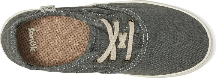 Sanuk Avery Lace Hemp Women's Shoes Slate : 5 B - Medium, Textile - Image 2