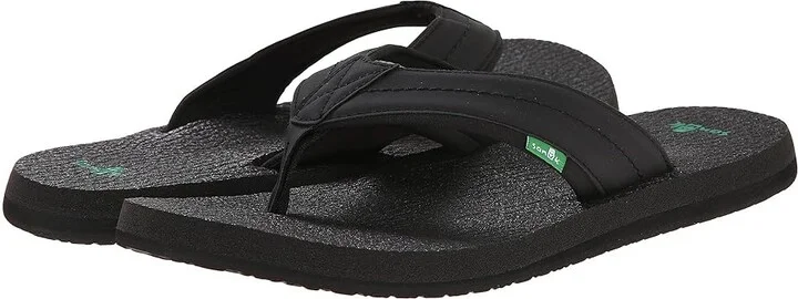 Sanuk Beer Cozy 2 Men's Sandals Black : 7 D - Medium