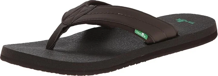 Sanuk Beer Cozy 2 Men's Sandals Dark Brown : 7 D - Medium - Image 2
