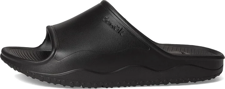 Sanuk Beer Foamie Slide Men's Wedge Shoes Black : 13 D - Medium, Synthetic - Image 6