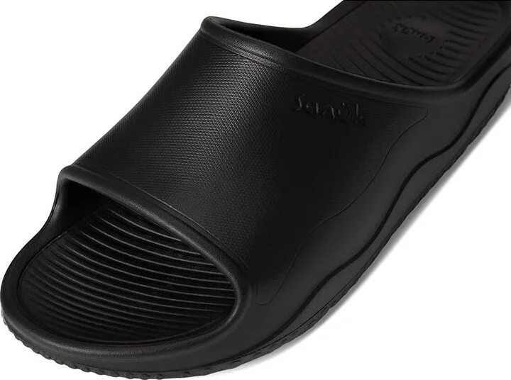 Sanuk Beer Foamie Slide Men's Wedge Shoes Black : 13 D - Medium, Synthetic - Image 7