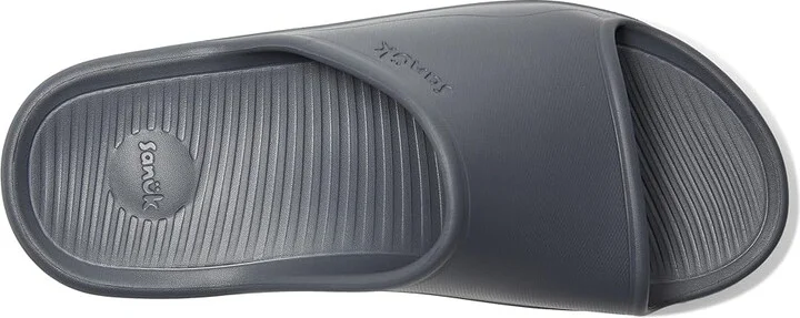 Sanuk Beer Foamie Slide Men's Wedge Shoes Grey : 10 D - Medium, Synthetic - Image 2