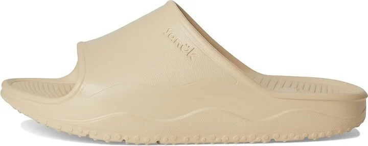Sanuk Beer Foamie Slide Men's Wedge Shoes Tan : 7 D - Medium, Synthetic - Image 6