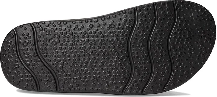 Sanuk Beer Foamie Slide Women's Wedge Shoes Black : 10 B - Medium, Synthetic - Image 3