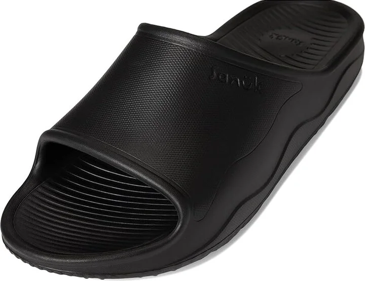 Sanuk Beer Foamie Slide Women's Wedge Shoes Black : 10 B - Medium, Synthetic - Image 7