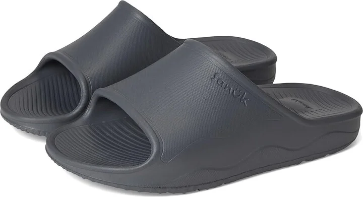 Sanuk Beer Foamie Slide Women's Wedge Shoes Grey : 11 B - Medium, Synthetic