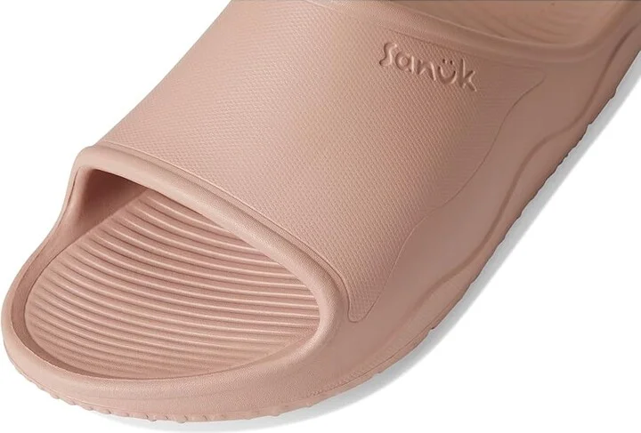 Sanuk Beer Foamie Slide Women's Wedge Shoes Rose : 10 B - Medium, Synthetic - Image 7