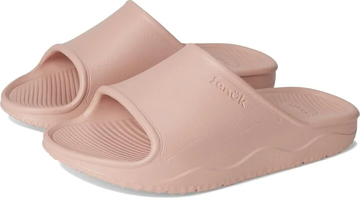 Sanuk Beer Foamie Slide Women's Wedge Shoes Rose : 10 B - Medium, Synthetic
