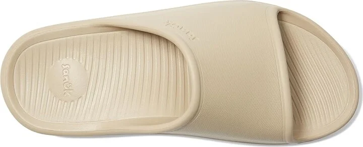 Sanuk Beer Foamie Slide Women's Wedge Shoes Tan : 10 B - Medium, Synthetic - Image 2