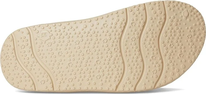 Sanuk Beer Foamie Slide Women's Wedge Shoes Tan : 10 B - Medium, Synthetic - Image 3