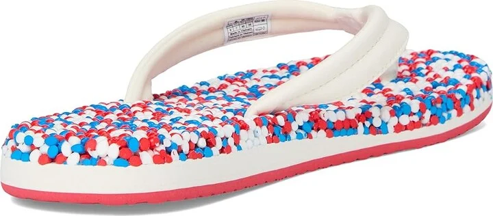 Sanuk Bubblecush Women's Sandals America : 10 B - Medium, Leather/Rubber - Image 4