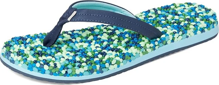 Sanuk Bubblecush Women's Sandals Navy : 7 B - Medium, Leather/Rubber - Image 5