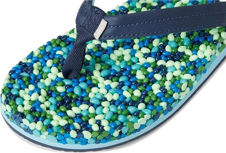 Sanuk Bubblecush Women's Sandals Navy : 7 B - Medium, Leather/Rubber - Image 7