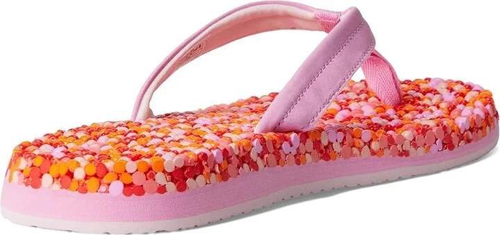 Sanuk Bubblecush Women's Sandals Pink : 9 B - Medium, Leather/Rubber - Image 4
