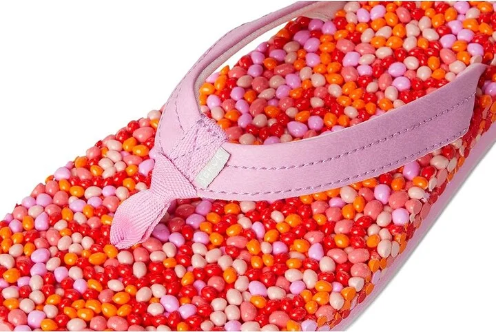 Sanuk Bubblecush Women's Sandals Pink : 9 B - Medium, Leather/Rubber - Image 7