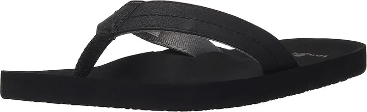 Sanuk Burm Men's Sandals Black/Charcoal : 7 D - Medium, Synthetic - Image 2