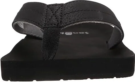 Sanuk Burm Men's Sandals Black/Charcoal : 7 D - Medium, Synthetic - Image 6