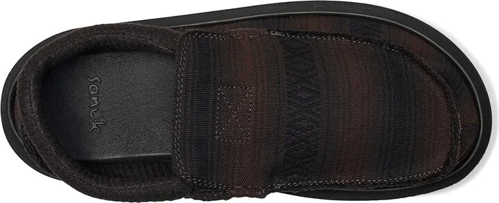 Sanuk Chiba Blanket Men's Lace-up Boots Dark Brown : 8 M - Image 2