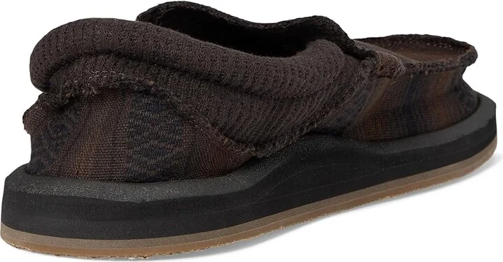 Sanuk Chiba Blanket Men's Lace-up Boots Dark Brown : 8 M - Image 4