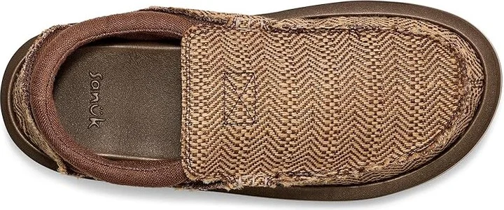 Sanuk Chiba Jute Men's Shoes Brown : 9 D - Medium, Rubber - Image 2