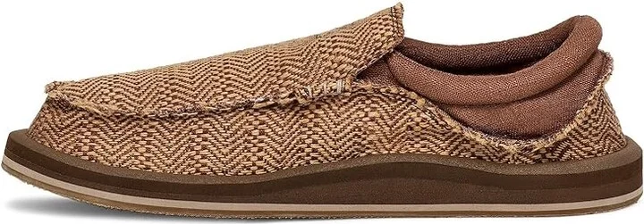 Sanuk Chiba Jute Men's Shoes Brown : 9 D - Medium, Rubber - Image 4