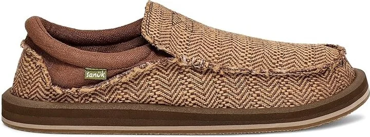 Sanuk Chiba Jute Men's Shoes Brown : 9 D - Medium, Rubber - Image 5