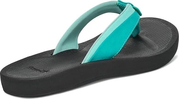 Sanuk Cosmic Aquarius 2 Women's Shoes Turquoise : 5 B - Medium, Rubber - Image 4
