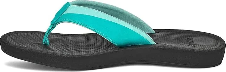 Sanuk Cosmic Aquarius 2 Women's Shoes Turquoise : 5 B - Medium, Rubber - Image 5