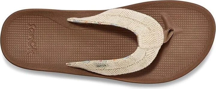 Sanuk Cosmic Coast Hemp Men's Shoes Oatmeal : 8 D - Medium, Synthetic - Image 2