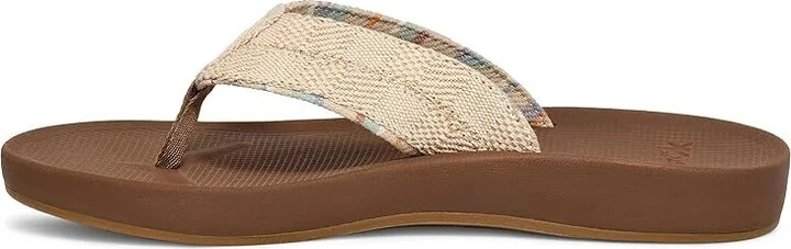 Sanuk Cosmic Coast Hemp Men's Shoes Oatmeal : 8 D - Medium, Synthetic - Image 4