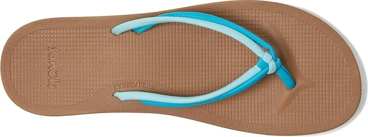 Sanuk Cosmic Sands Women's Shoes Hawaiian Ocean : 7 B - Medium, Rubber - Image 2
