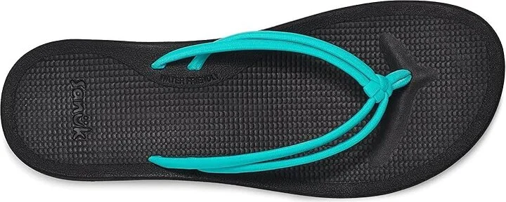 Sanuk Cosmic Sands Women's Shoes Turquoise : 9 B - Medium, Rubber - Image 2