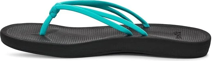 Sanuk Cosmic Sands Women's Shoes Turquoise : 9 B - Medium, Rubber - Image 4