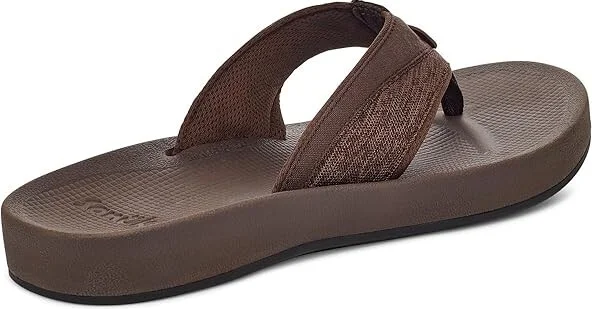 Sanuk Cosmic Seas Mesh Men's Shoes Brown : 13 D - Medium - Image 6