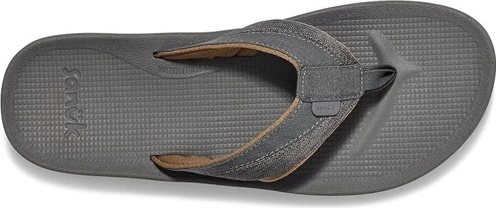 Sanuk Cosmic Seas Mesh Men's Shoes Dark Grey : 7 D - Medium - Image 2