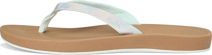 Sanuk Cosmic Shores Iridescent Women's Wedge Shoes Silver : 10 B - Medium, Synthetic - Image 6