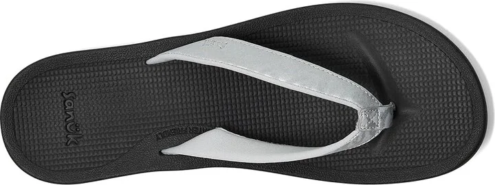Sanuk Cosmic Shores Leopard Women's Sandals Black : 8 B - Medium, Rubber - Image 2