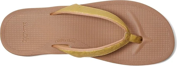 Sanuk Cosmic Shores Leopard Women's Sandals Gold : 8 B - Medium, Rubber - Image 2
