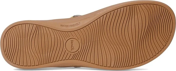 Sanuk Cosmic Shores Leopard Women's Sandals Gold : 8 B - Medium, Rubber - Image 3
