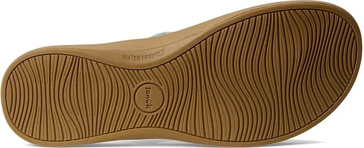 Sanuk Cosmic Shores Women's Shoes Granite Green : 9 B - Medium, Rubber - Image 3