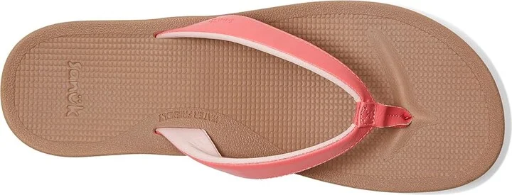 Sanuk Cosmic Shores Women's Shoes Sugar Coral : 7 B - Medium, Rubber - Image 2