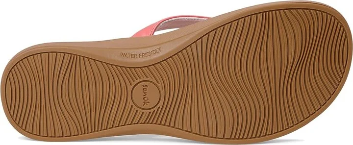 Sanuk Cosmic Shores Women's Shoes Sugar Coral : 7 B - Medium, Rubber - Image 3