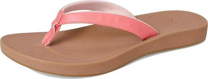 Sanuk Cosmic Shores Women's Shoes Sugar Coral : 7 B - Medium, Rubber - Image 5