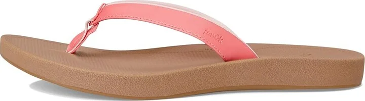 Sanuk Cosmic Shores Women's Shoes Sugar Coral : 7 B - Medium, Rubber - Image 6