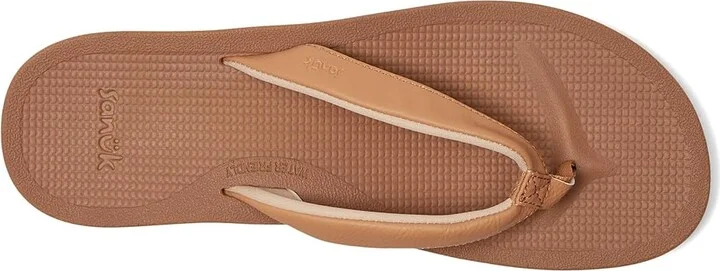 Sanuk Cosmic Shores Women's Shoes Tan : 5 B - Medium, Rubber - Image 2
