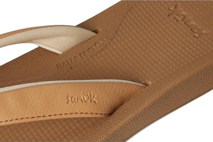 Sanuk Cosmic Shores Women's Shoes Tan : 5 B - Medium, Rubber - Image 7