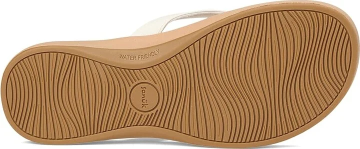 Sanuk Cosmic Shores Women's Shoes White : 11 B - Medium, Rubber - Image 3
