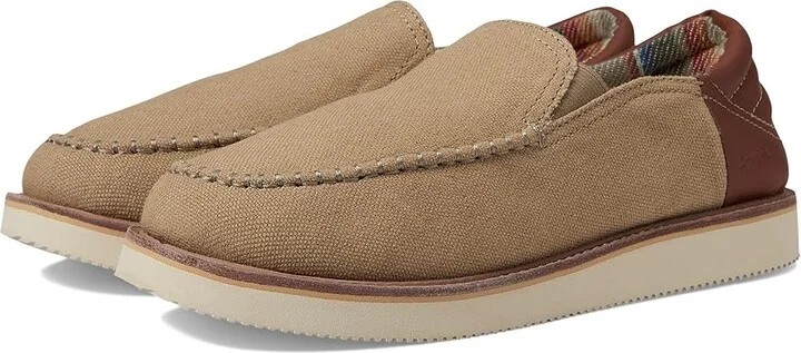 Sanuk Cozy Mat Low Men's Shoes Khaki : 7 D - Medium, Textile