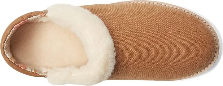 Sanuk Cozy Mat Low Women's Shoes Chestnut : 5 B - Medium, Textile/Leather - Image 2