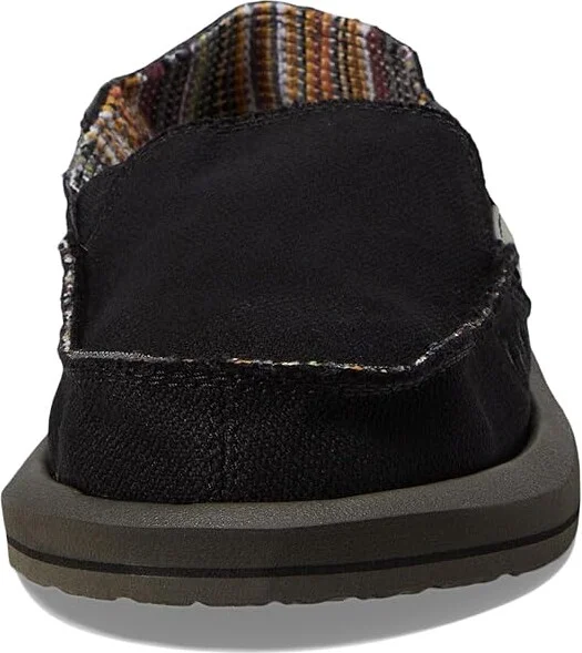 Sanuk Donna Hemp Two-Tone Women's Shoes Black : 5 B - Medium, Synthetic - Image 5